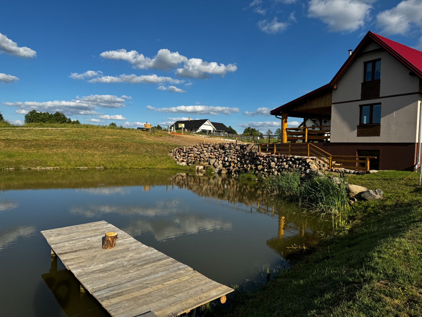 Domek z ogrodem – widok zewnętrzny